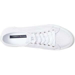 Tommy Hilfiger all white Lace sneakers